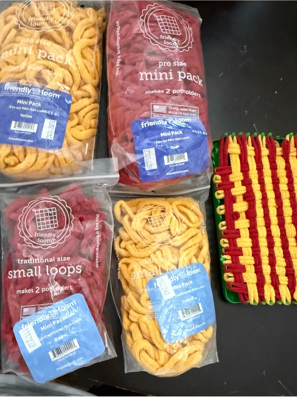 Potholder Loom Kit and supplies by Friendly Looms